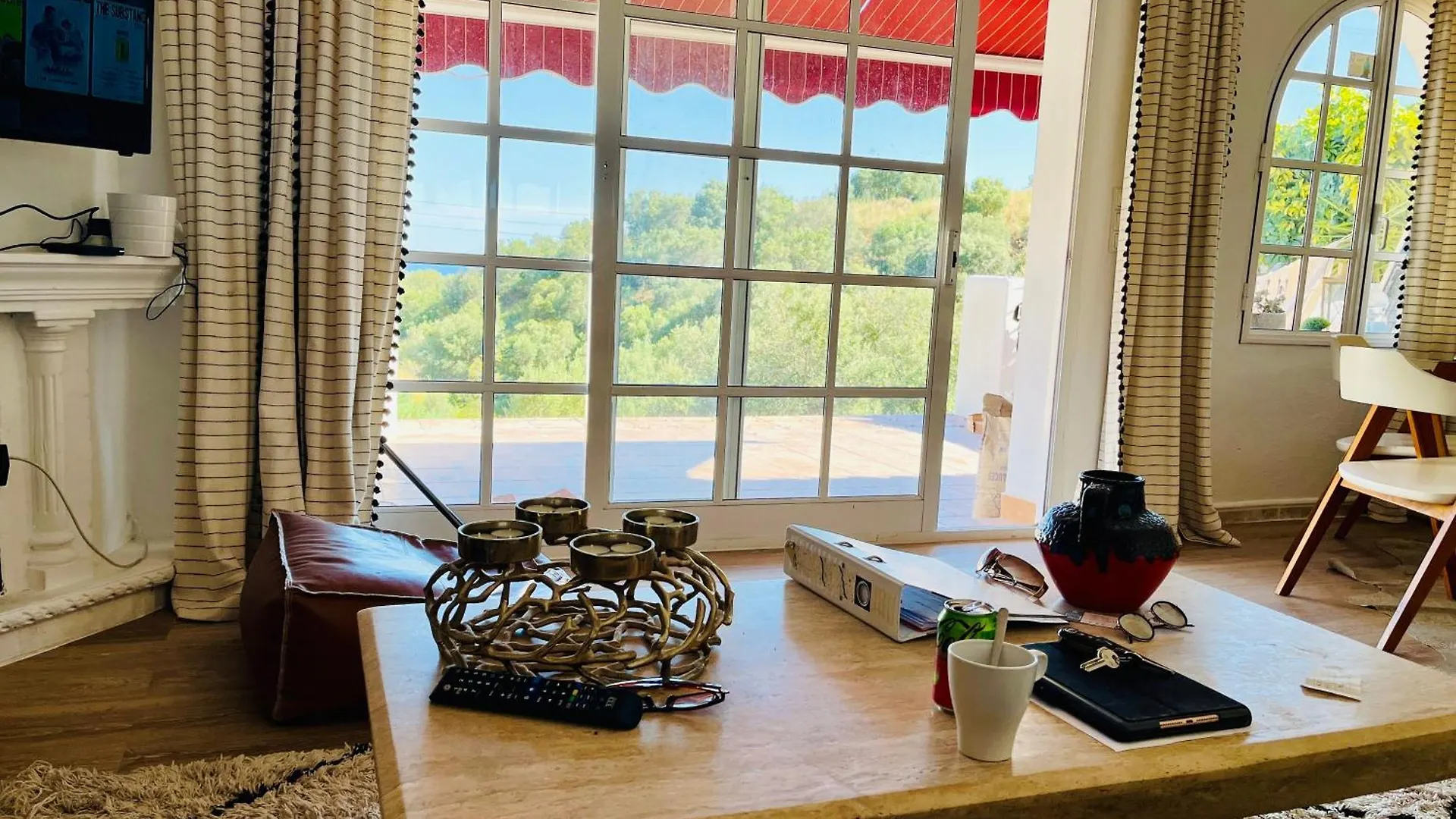 아파트 Charming, Sunny And Bright Appartment Sea View Riviera Mijas 말라가